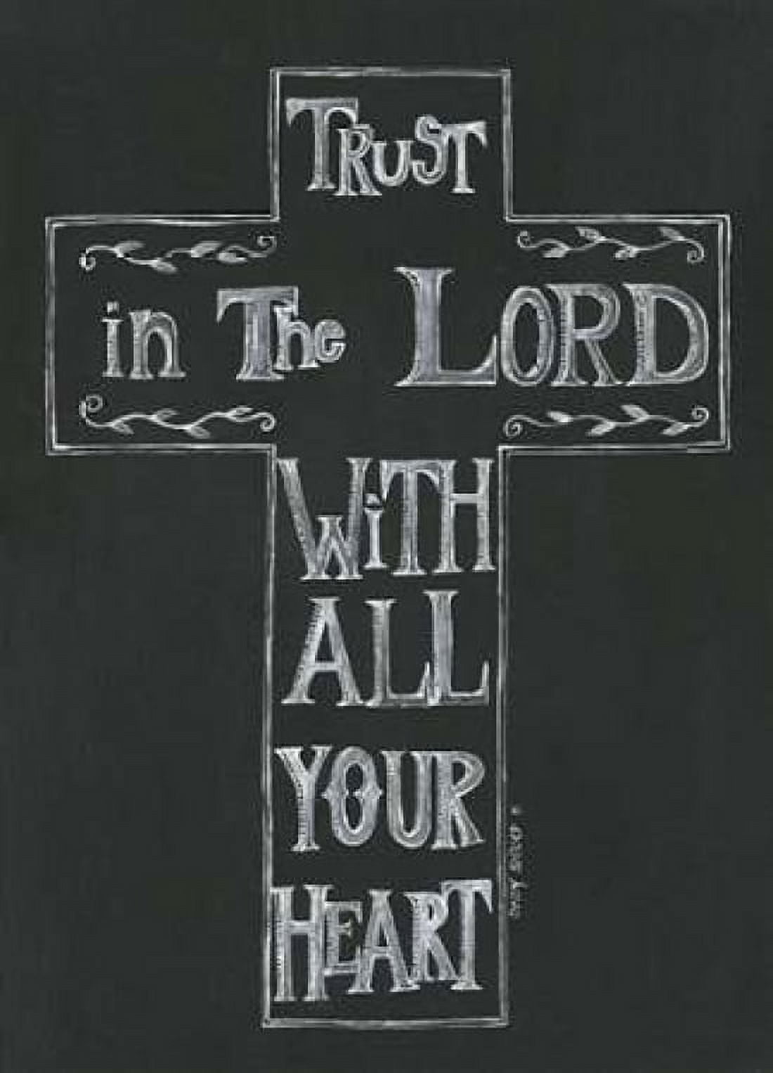Trust in the Lord Canvas Art - Cindy Shamp (20 x 28)