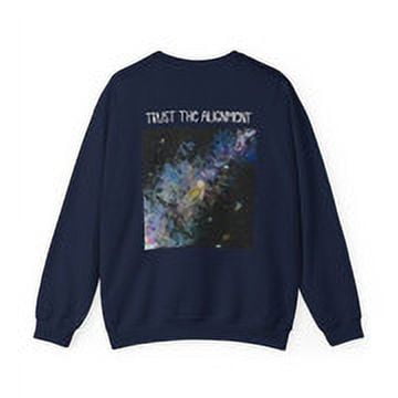 Trust the Alignment Navy Crewneck Sweatshirt 2X-Large