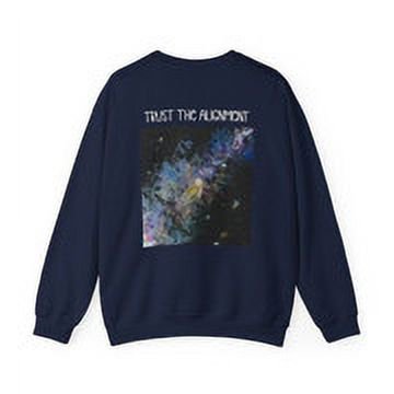 Trust the Alignment Navy Crewneck Sweatshirt Small
