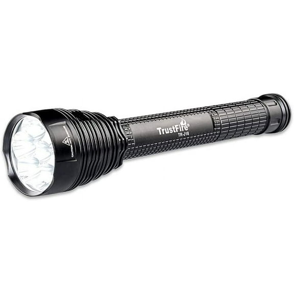 TrustFire J18 LED Flashlight,Super Bright 8000 Lumens 5 Light Modes 7 Leds(Battery Not Included)