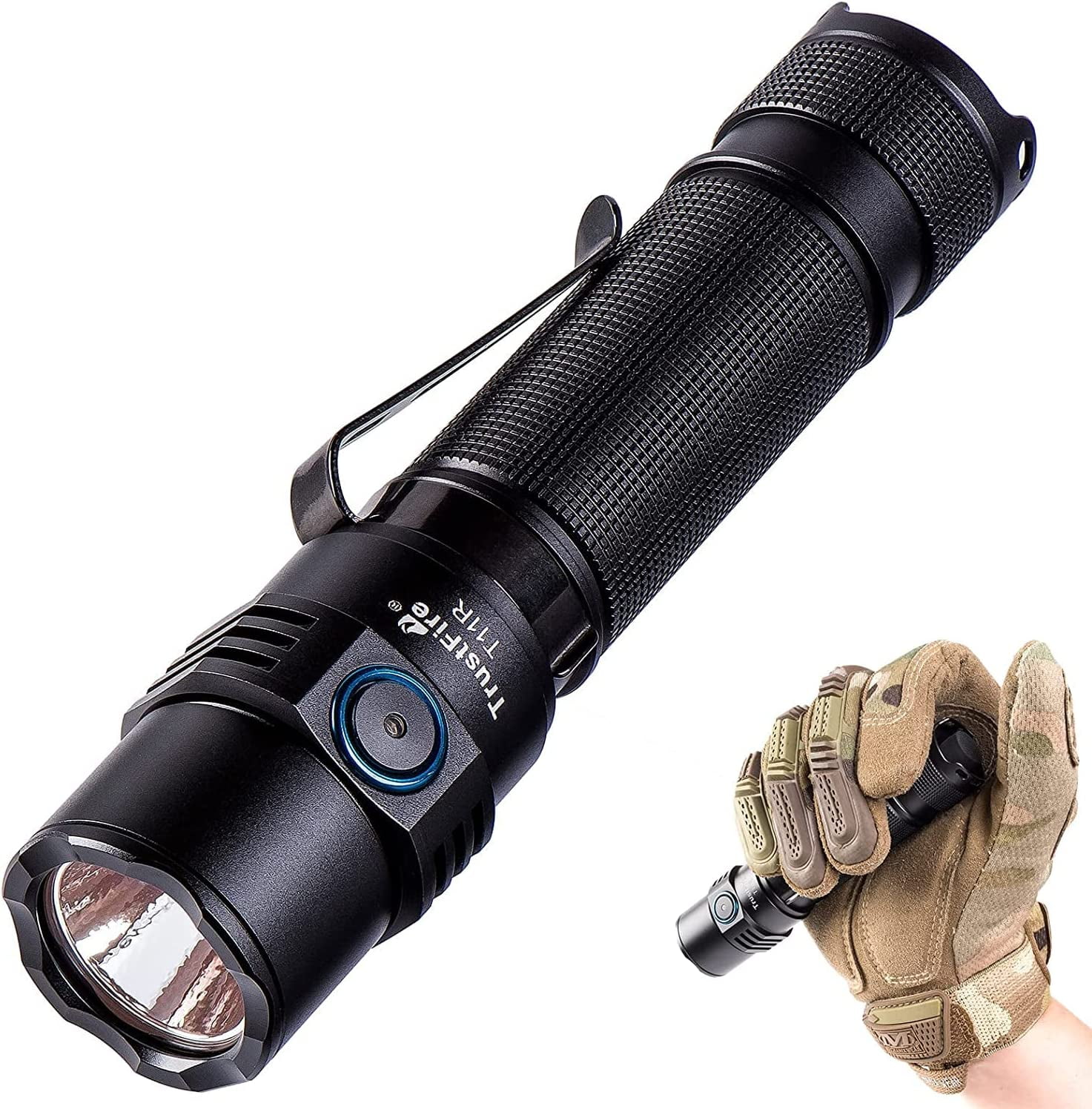 TrustFire 9XT6 Tactical Flashlight 11000 Lumens With Rechargable Batteries For Sale Online