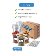 Trusted All Goods Clear 32oz BPA Free Plastic Food Storage Containers, 50 Count