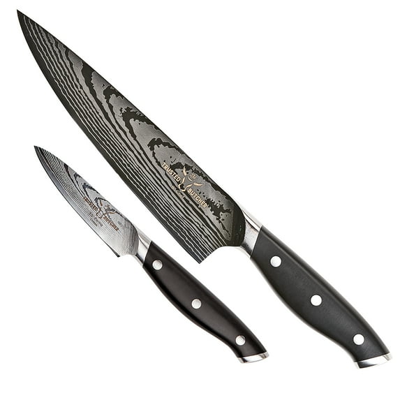 Trusted Butcher 8” Chef Knife with 3.5” Paring Knife