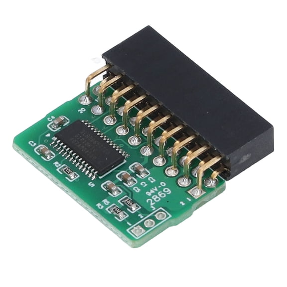 Trusted Platform Module 20 Pin TPM 2.0 Security Card Expansion Board SuperMicro AOM-TPM-9665V TCG 2.0 Electronic Components Computer Replacement Parts Hardware Upgrade 8x6x1 Inches 0.32 lbs 1 Pack
