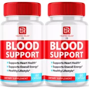 Trusted Relief Advanced Blood Support Formula, Extra Strength Glycogen Supplement 120 Capsules