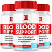 Trusted Relief Advanced Blood Support Formula, Extra Strength Glycogen Supplement 180 Capsules