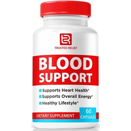 Trusted Relief Supplement, Official TrustedRelief Blood Support Capsules, All Natural Formula For Stable Levels & Healthy Circulation, Premium Supplement Reviews (60 Capsules)