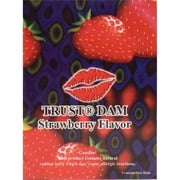 Trustex Dental Dam Flavored Latex Condoms Sheet Cover - Choose Flavor & Count Strawberry, 6 Pack Flavored Condom