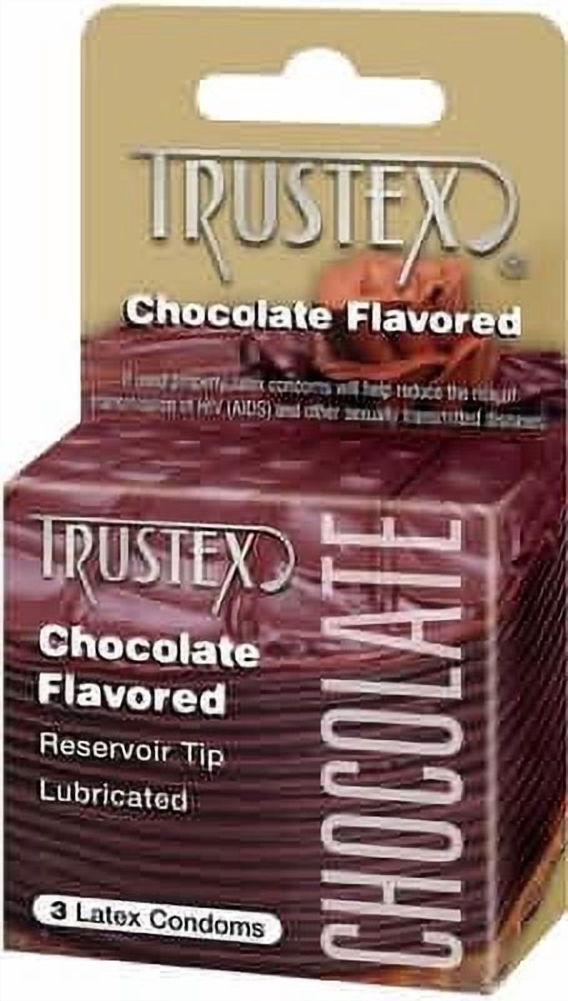 Trustex Flavored Condoms 3 Pack - Chocolate HSA/FSA Eligible - Walmart.com