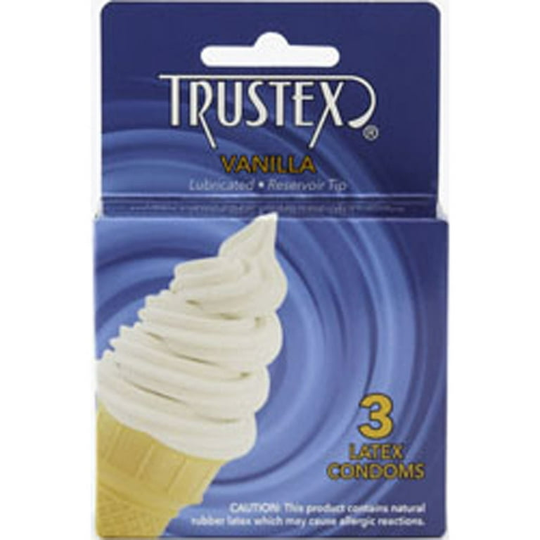 Trustex Flavored Lubricated Condoms - 3 Pack - Vanilla - Walmart.com Trustex Flavored Lubricated Condoms - 3 Pack - Vanilla - Walmart.com