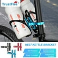 thumbnail image 1 of Trustfire Red Bike Water Bottle Cage Adapter Mount Adjustable Stroller Bicycle, 1 of 8