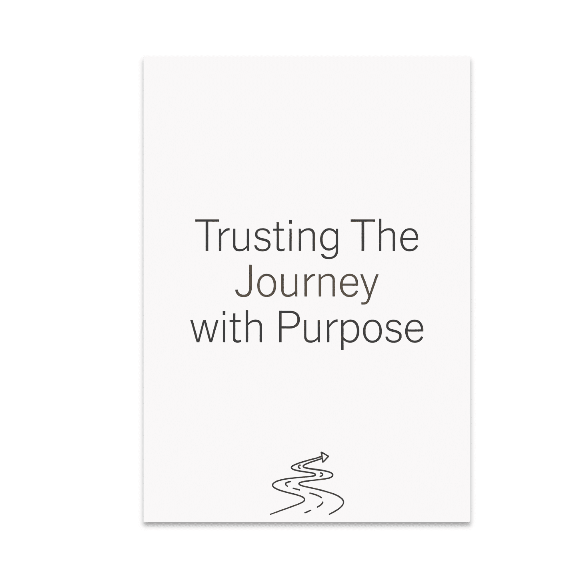 Trusting The Journey with Purpose - Motivational Wall Decor - 13x19 ...