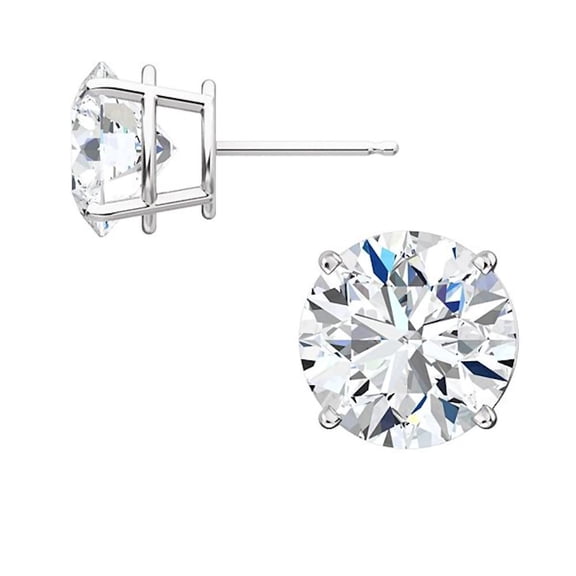 Trustmark 9mm Brilliant Cut Ice on Fire Simulated Diamond CZ Stud Earrings, Jayden