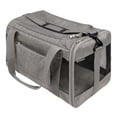 thumbnail image 1 of TrustyPup Comfort Cruiser Pet Carrier for Small Dogs & Cats, Medium Gray, Soft-Sided Travel Carrier with Mesh Ventilation, Airline Approved, 1 of 8