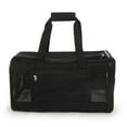 thumbnail image 1 of TrustyPup Easy Explorer Travel Pet Carrier, Airline Approved, Machine Washable, with Carrying Strap, Mesh Panels, Safety Locks, Black, Medium, 1 of 4