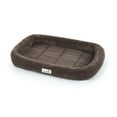 thumbnail image 1 of TrustyPup Medium Luxury Liner Pet Bed with Padded Perimeter, Brown, 1 of 2