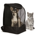 thumbnail image 1 of TrustyPup® Pet Backpack, Black, Medium, 16 Lb Limit, 1 of 11