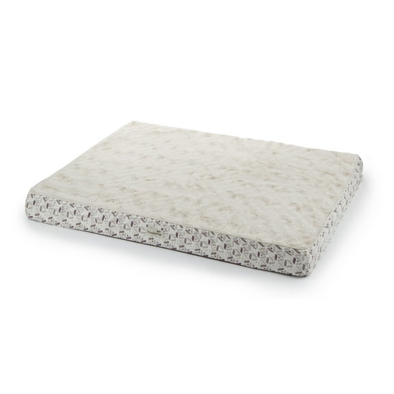 TrustyPup Tender Care Large Pet Bed, Geo Wash Neutral