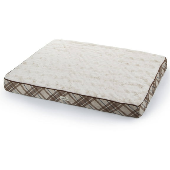 Trustypup Tendercare Large Plaid Brown