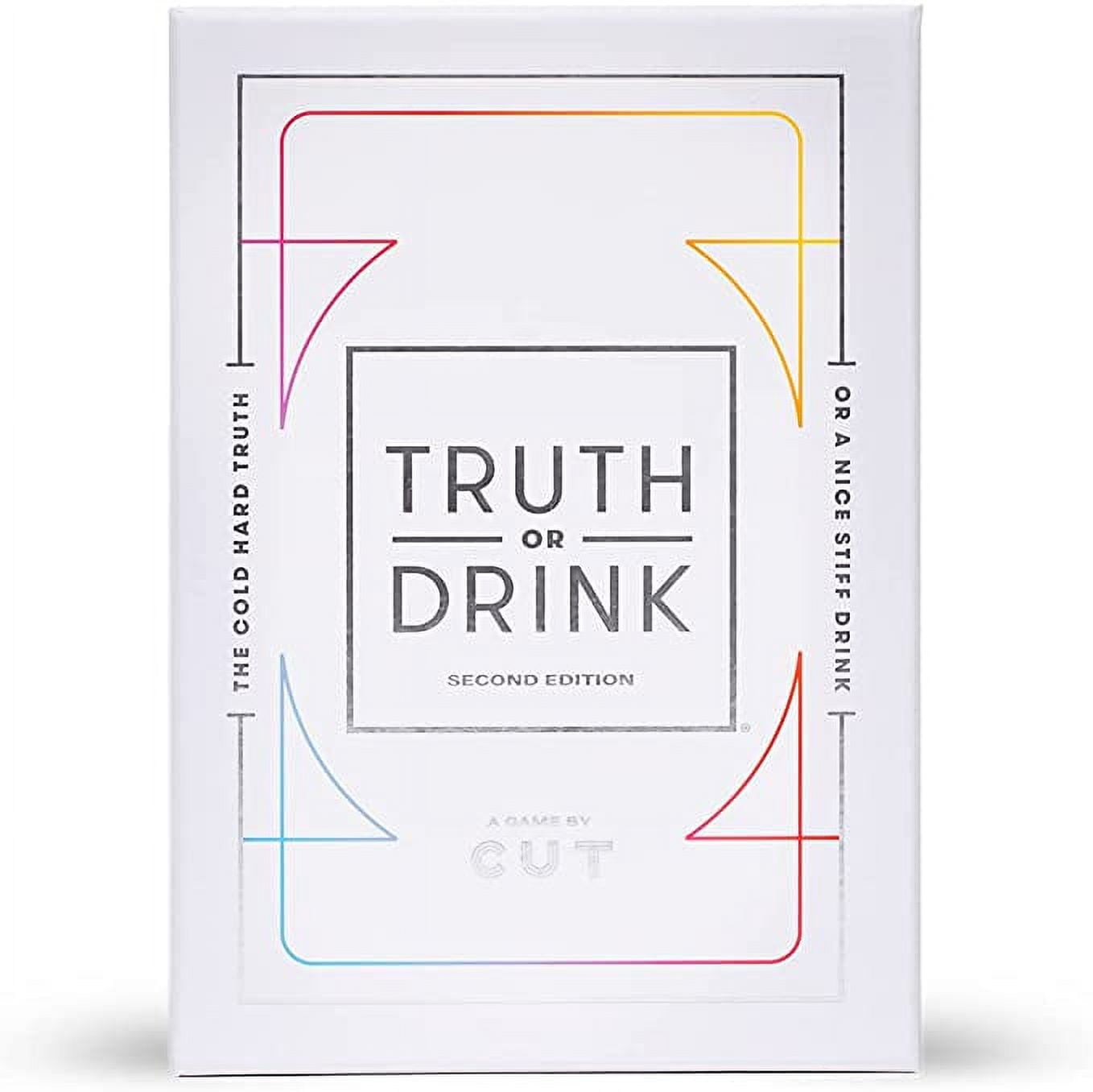 Truth or Drink: Second Edition - The Drinking Game by Cut Games - New &  Updated Insanely Funny Questions You'd Only Dare to Answer Out Loud -  Perfect Party Game for Adult