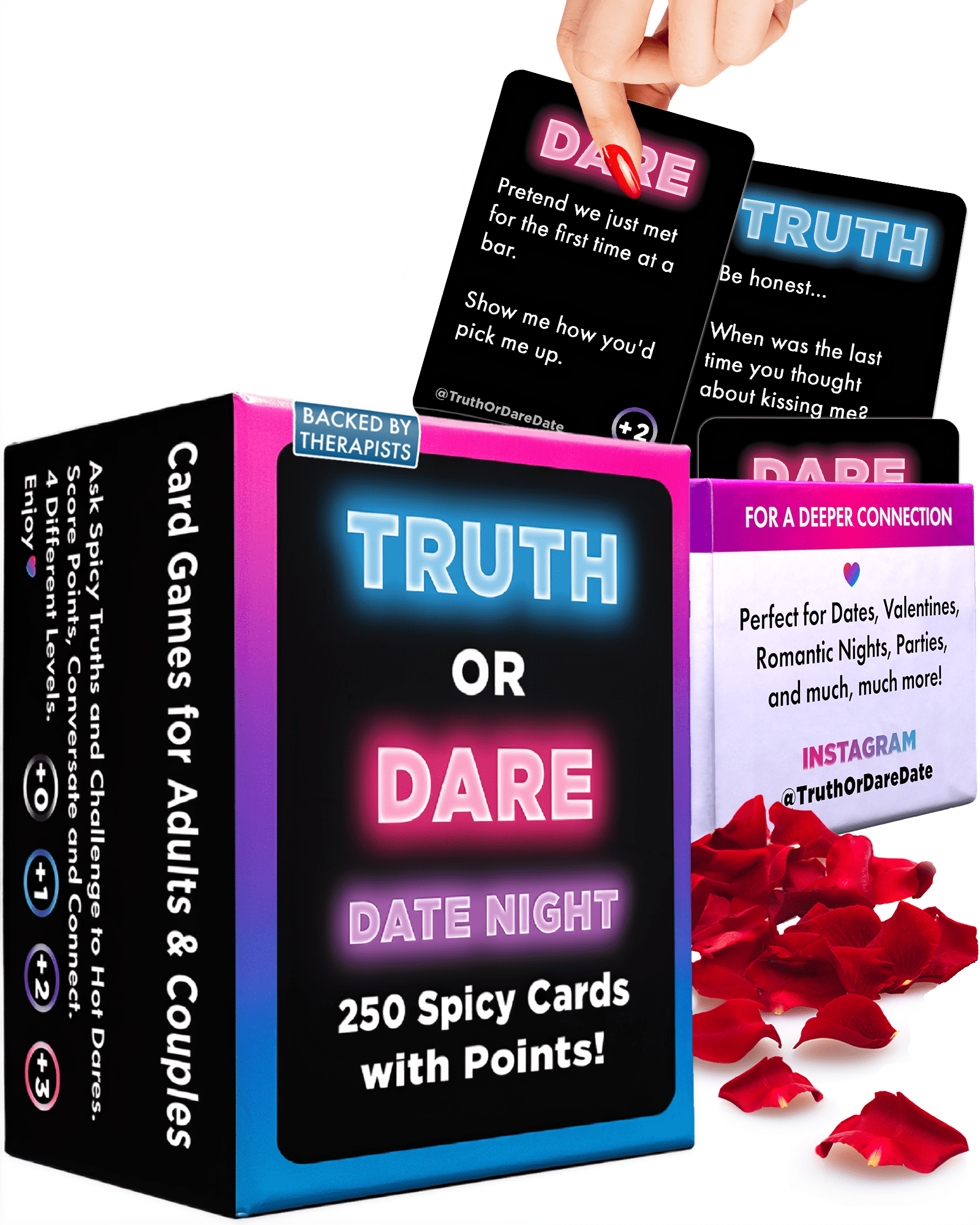 Truth Or Dare Date Night Couples Card Game – Fun & Flirty Card Game for Adults