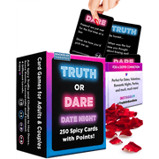 Truth Or Dare Date Night Couples Card Game Fun & Flirty Card Game for Adults