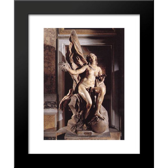 Truth Unveiled by Time 20x24 Framed Art Print by Gian Lorenzo Bernini