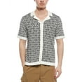 thumbnail image 1 of Truth mens  Jacquard Knit Shirt, XL, White, 1 of 3