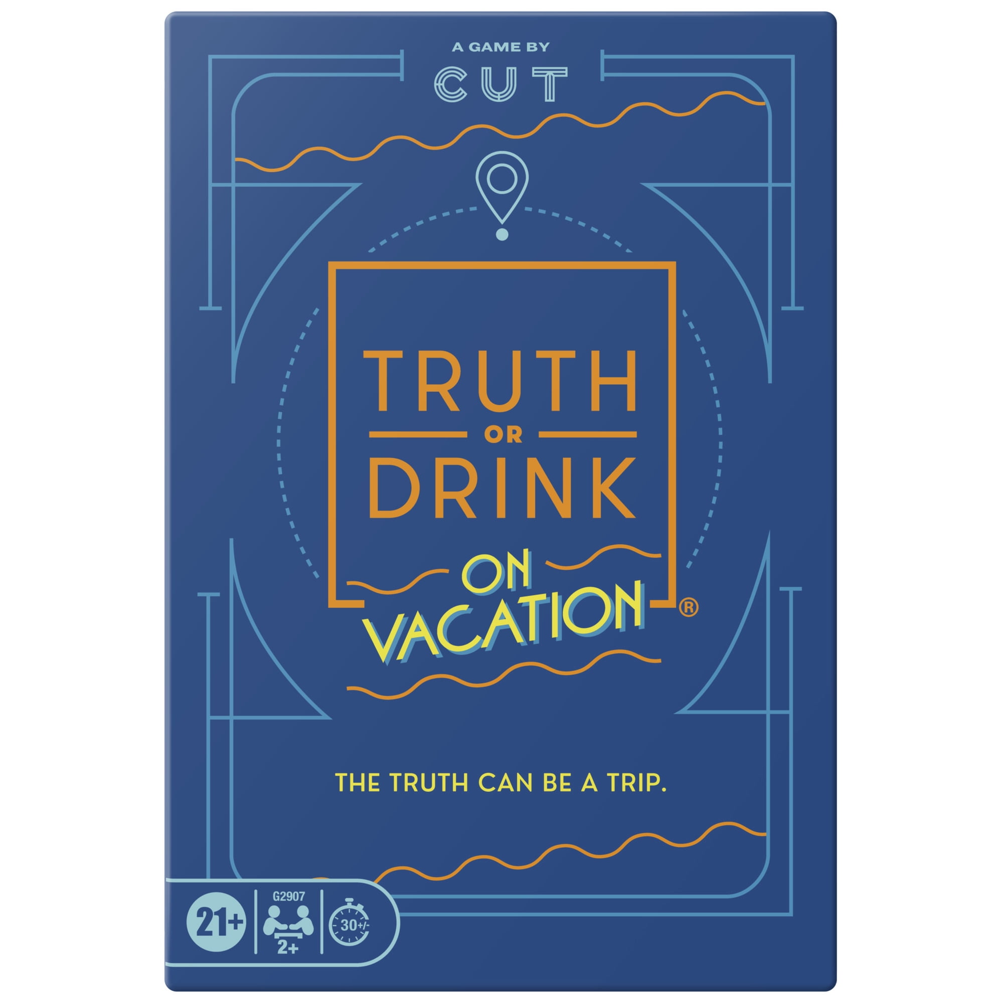 Truth or Drink: on Vacation Game, Internet Famous Party Game for Adults Only, Ages 21+