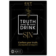 Truth or Drink Sin Edition Party Game, Card Game for Adults, Ages 21 and up