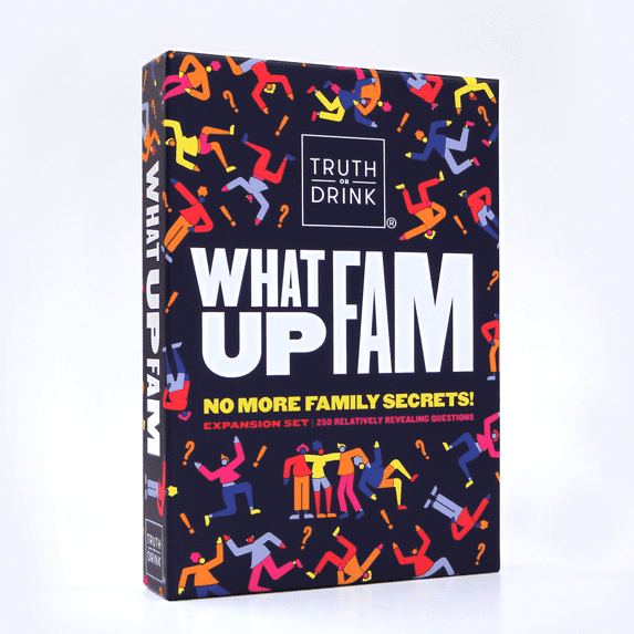Truth or Drink: What Up Fam Expansion Pack | Fun Family Card Games | For Adult Parties and Game Nights