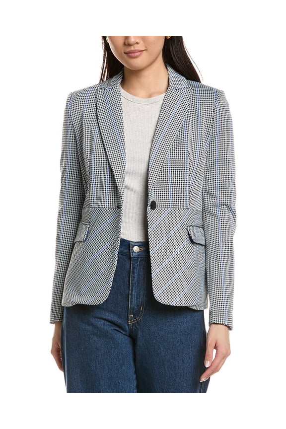Truth womens  Jacquard Blazer, 8, Black