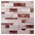 thumbnail image 1 of Truu Design Plastic Peel/Stick Backsplash Wall Tile Set Multi-Color (Set of 6), 1 of 2
