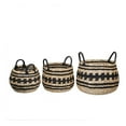 thumbnail image 1 of Truu Design Set of 3 Round Natural Beige Storage Baskets, 1 of 5