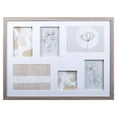thumbnail image 1 of Truu Design Umur Decorative MDF Wood with Glass 6-Inserts Picture Frame, 1 of 4