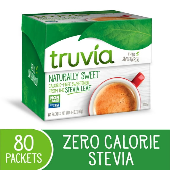 Truvía, Original Stevia Sweetener 80 Packets (Box)