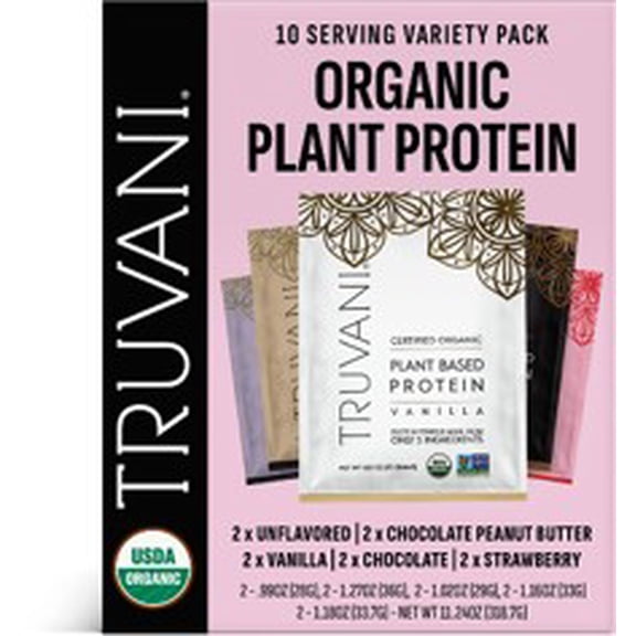 Truvani 10 SRV Variety Pack Org Plant Protein