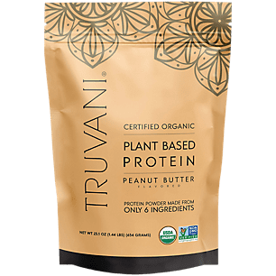 Truvani, Certified Organic, Peanut Butter Protein Powder - 20 Servings