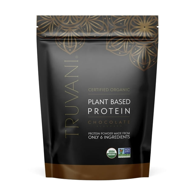 Truvani Vegan Protein Powder - Chocolate Protein Shake Mix - 10 Servings