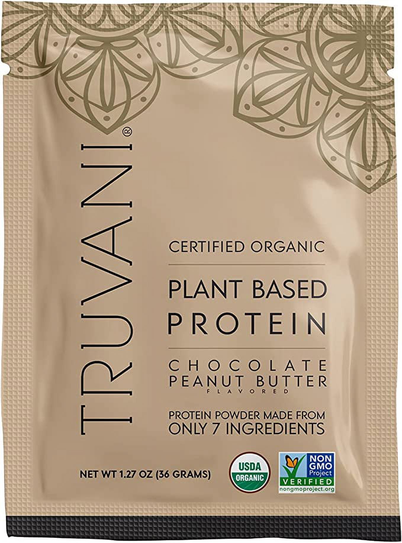 Truvani Protein Powder Peanut Butter Chocolate 1 Each10/1.27z