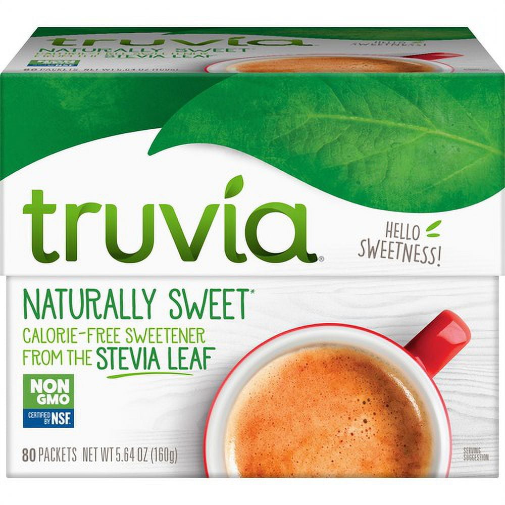 Truvia Cargill All Natural Sweetener Packets - Natural Sweetener - 80/Box Truvia Cargill All Natural Sweetener Packets - Natural Sweetener - 80/Box
