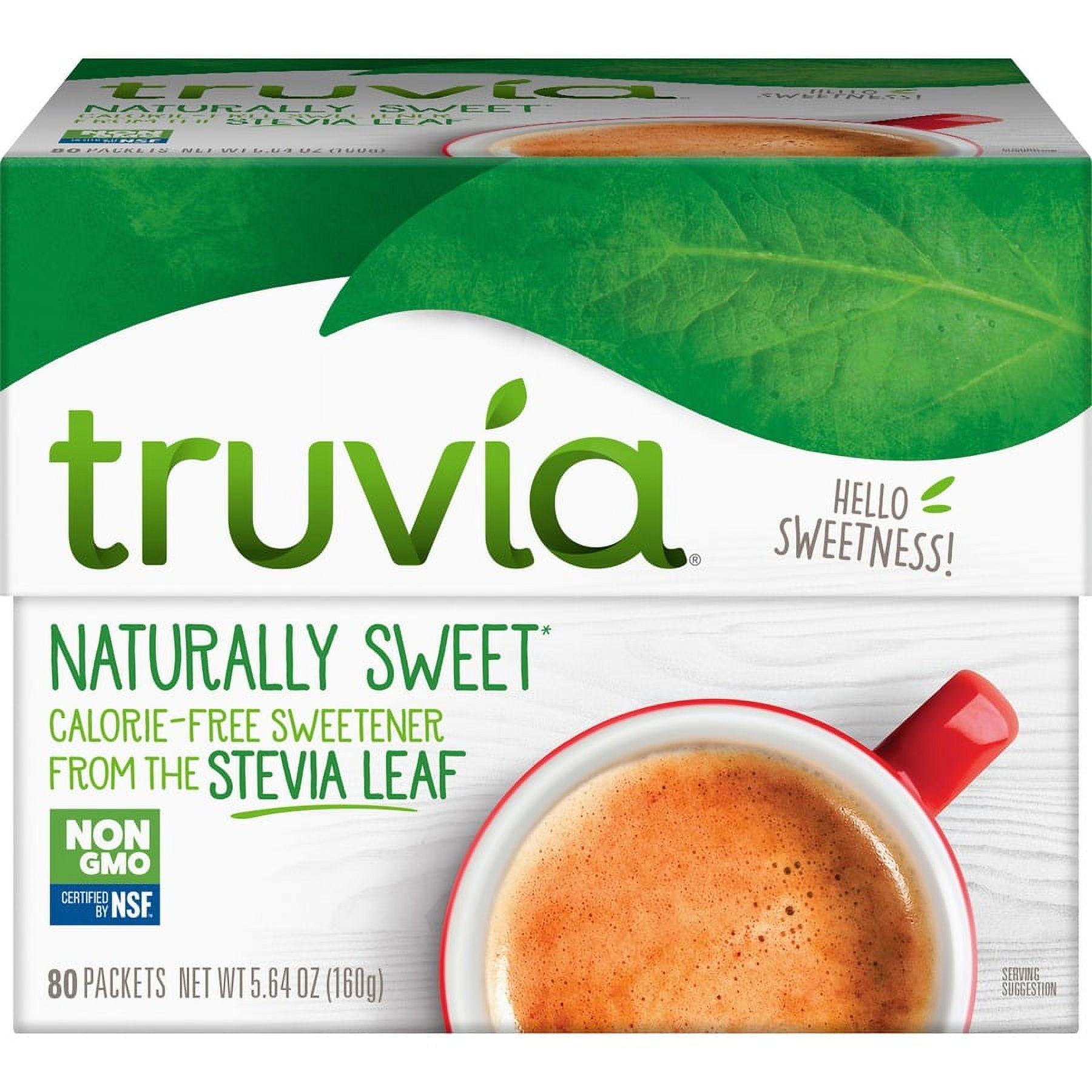 Truvia Cargill All Natural Sweetener Packets - Natural Sweetener - 80/Box Truvia Cargill All Natural Sweetener Packets - Natural Sweetener - 80/Box
