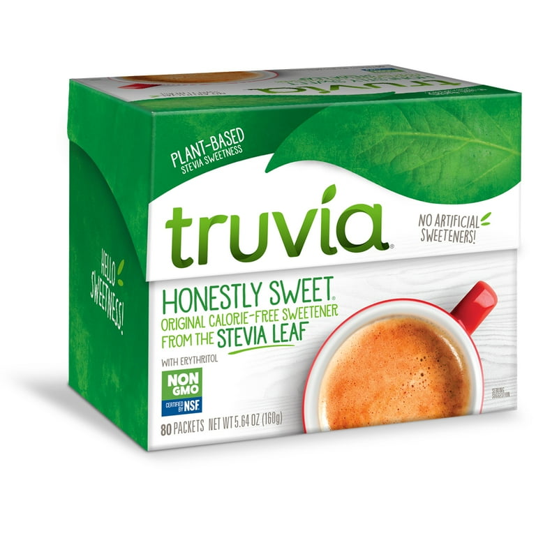 Truvia Cargill All Natural Sweetener Packets - Natural Sweetener - 80/Box Truvia Cargill All Natural Sweetener Packets - Natural Sweetener - 80/Box