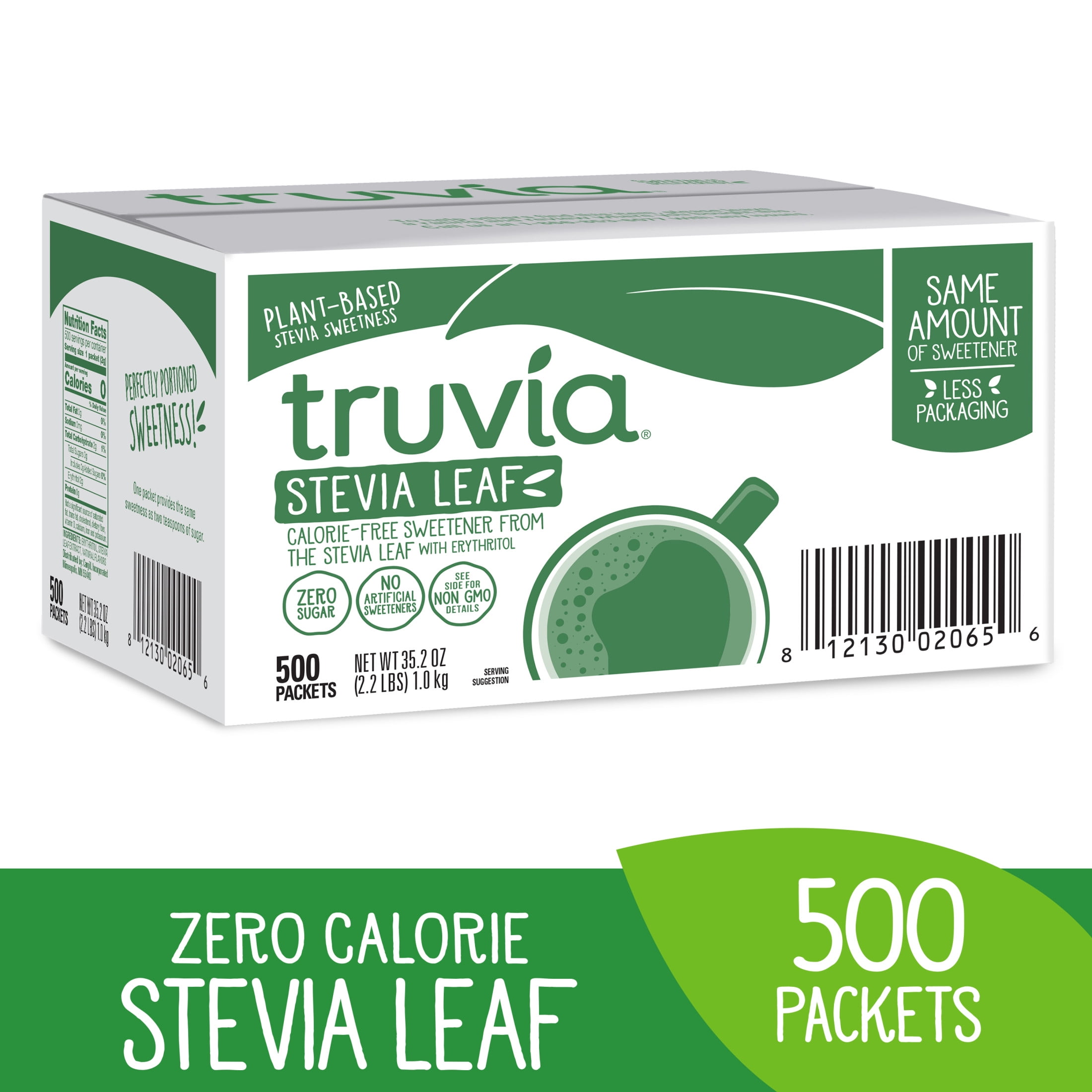 Truvia Original Calorie-Free Sweetener from The Stevia Leaf, 500 Count (35.25 oz Box)