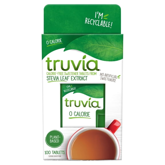 Truvia Sweetener From Stevia Leaf 100 Tablets 5G, Imported from Britain