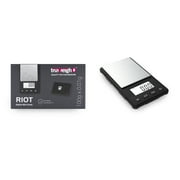 Truweigh RIOT Digital Mini Scale - 100g x 0.01g - Black - Digital Food Scale - Digital Kitchen Scale - Small Digital Pocket Scale - Jewelry Scale - Travel Digital Gram Scale - Meal Prep Scale