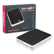 Truweigh Storm Digital Mini Scale - 200g x 0.01g - White - Digital Travel Scale - Mini Digital Scale - Small Pocket Scale
