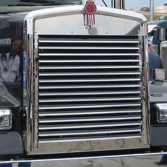 Trux TK-1002 Louvered Grill, For Kenworth W900 L
