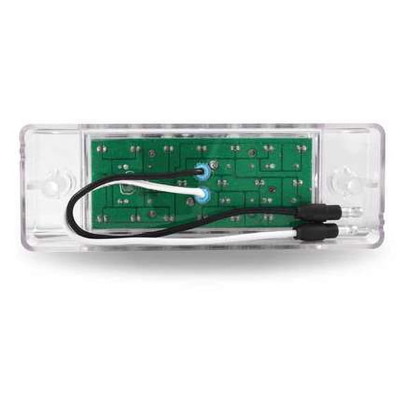 Trux TLED-2X6CA Trailer Light Marker, Led, 2" X 6", Clear Amber, 20