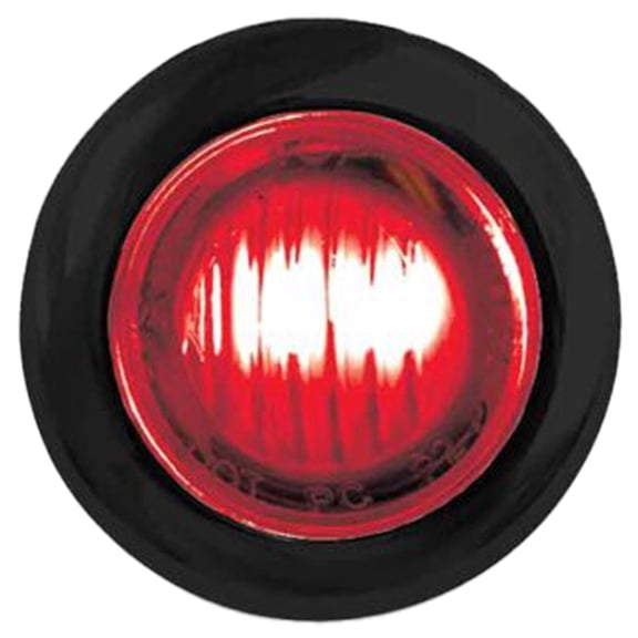Trux TLED-B5R  -  3/4 Inch Round Red Marker Light & 3 Diodes